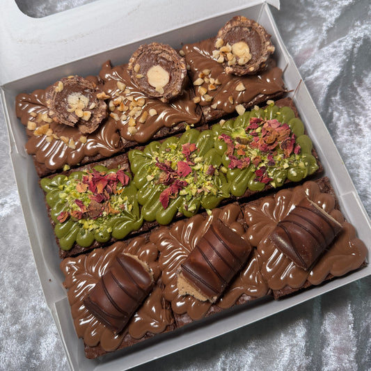 Custom Brownie box of 9